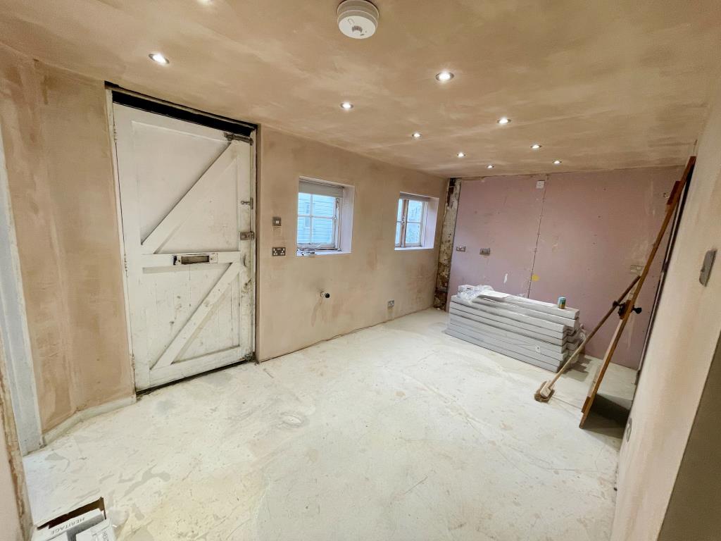 Lot: 136 - COTTAGE WITH IMPROVEMENT WORKS REQUIRING FINISHING - Former kitchen